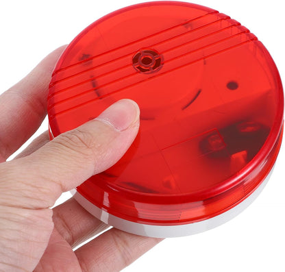 Water Leak Detector Alarm with LED Light, Waterproof Leak Sensor Monitor for Home Basement, Under Sink and Bathroom Water Overflow Detection