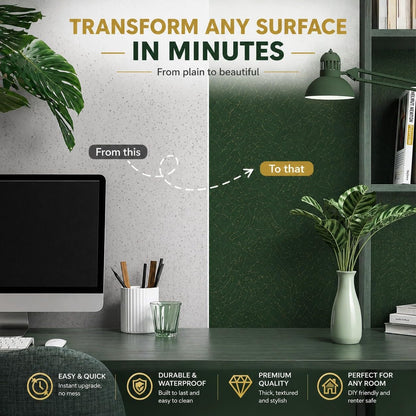 15.7" X 118" Black Silk Wallpaper Embossed Self Adhesive Peel and Stick Wallpaper Contact Paper Removable Waterproof Kitchen Vinyl Wrap Cabinet Furniture Textured Renter Friendly Wall Gift Paper