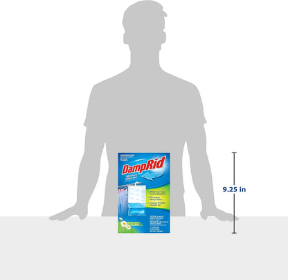 DampRid FG80 Fresh Scent Hanging Moisture Absorber ,6-Pack