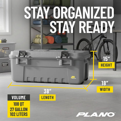 Plano Storage Trunk - 108 Quart w/ Wheels (1819) - Hunter Green