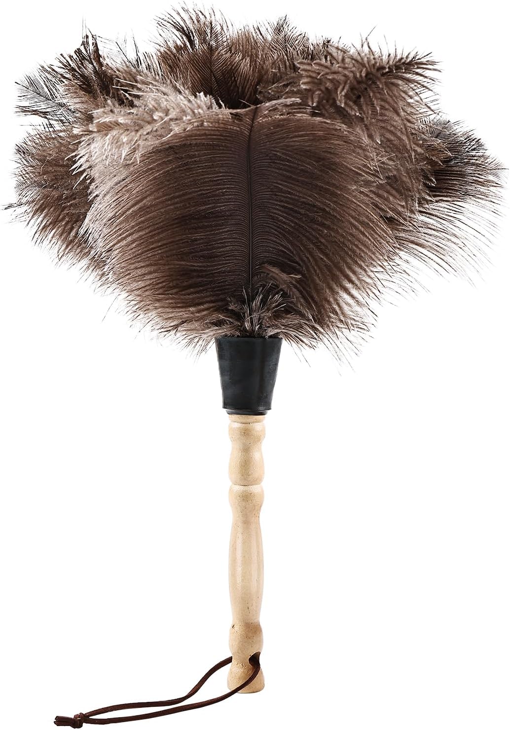 Extendable Cleaning Duster 94 Inch - Long Telescoping Ostrich Feather Dusters with Stainless Steel Extension Pole for High Ceiling Fan, High Ceilings,Roof Dusting