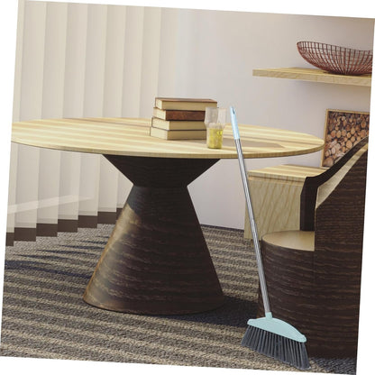 KALLORY Heavy-Duty Broom Outdoor Indoor Broom for Floor Cleaning with Long Handle 34 inch for Sweeping Concrete Courtyard Garage Patio Indoor Home Kitchen Office Lobby
