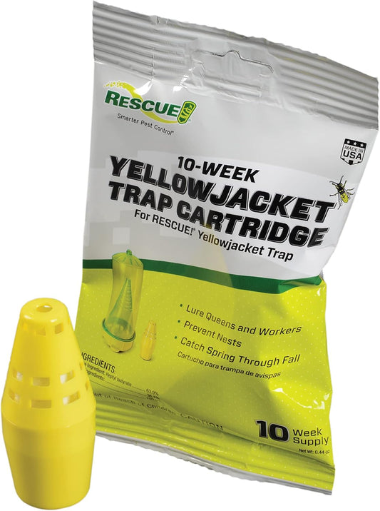 RESCUE! Yellowjacket Attractant Reusable Yellowjacket Traps – 4 Week Supply | insect-repellants