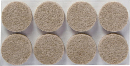 Scotch Felt Pads 32 PCS Beige, Felt Furniture Pads for Protecting Hardwood Floors, 1" Round, Easy-to-apply, Self-Stick design, Reliable protection from nicks, dents and scratches (SP802-NA)