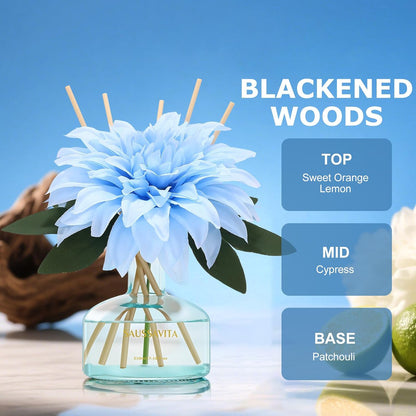 Reed Diffusers Set, 7.10 oz Flower Scented Diffuser with 7 Sticks, Long Lasting Home Fragrance for 120 Days, Perfect for Bathroom, Shelf Decor, Air Fresheners