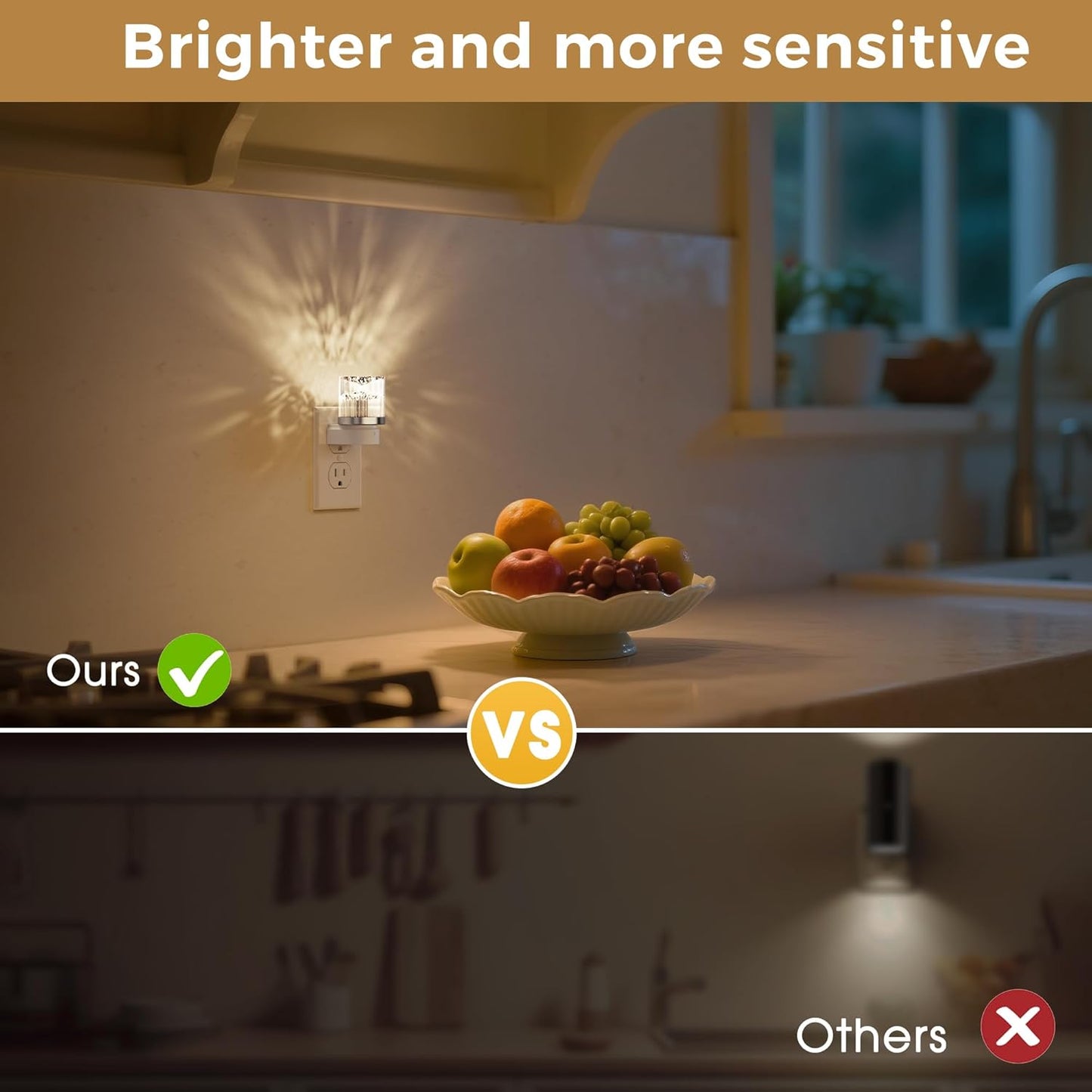 L LOHAS LED Night Light, Bubble Night Lights Plug into Wall,2 Pack 3000K/4000k/5000K Adjustable Color Temperature Night Light,Dimmable Nightlights with Dusk to Dawn Sensor for Rooms Bathroom Hallway