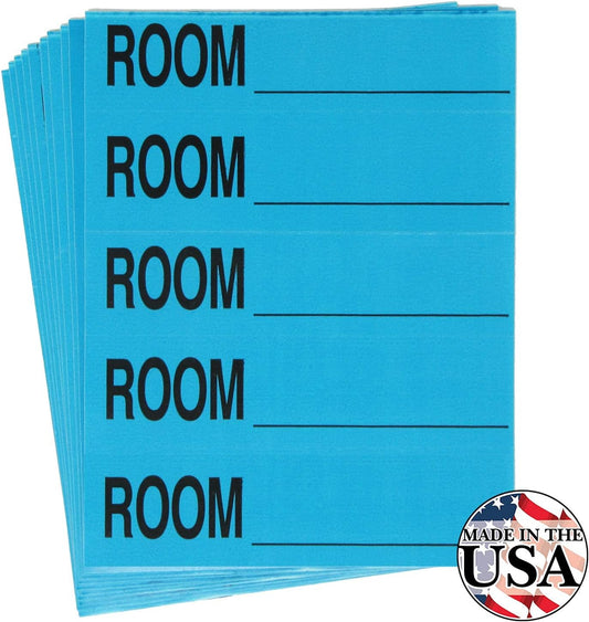 Tag-A-Room Color Coded Home Moving Box Labels (Room Blank)