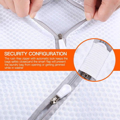 Kimmama Laundry Mesh Wash Bags, Garment Bag for Washing Machine, 2XXL | Honeycomb Laundey Bags for Sheet, Throw Blanket, Curtain, Cushion Cover, Comforter, Tumble Dryer Safe, Extra Large