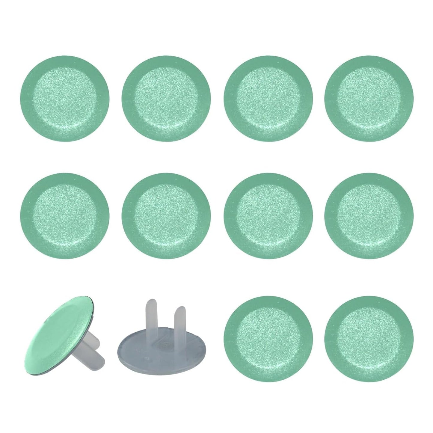 Pure Blue Color Outlet Covers Baby Proofing - Plug Covers for Electrical Outlets, Child Proof Socket Covers, Baby Safety Products for Home, Office