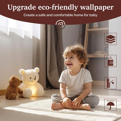 Dimoon 17.7''x118'' Peel and Stick Wallpaper White Contact Paper for New Environmentally Friendly Materials Thickening Upgrade Embossed Renter Friendly Wall Paper Modern Vinyl Wrap Countertop Bedroom