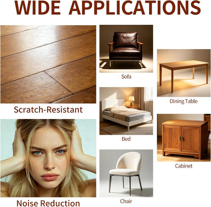 Chair Leg Floor Protectors, 24 Pack Silicone Furniture Pads for Hardwood Floors, Anti-Scratch Furniture Sliders Felt Pads, Noise-Reducing Chair Feet Covers, Table Legs Fit Sizes to(1.3" to 1.97")