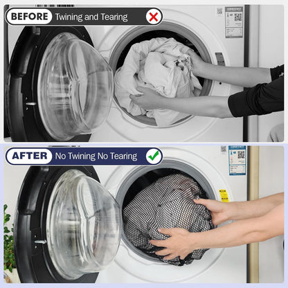 3 Pack XXL Mesh Laundry Bags for Delicates, Extra Large Laundry Wash Bags for Clothes,Bed Linen,Toys with Drawstring Closure Sturdy(3 XXLarge 28 x 26 Inches)