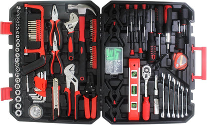 899PCS Tool Set, Household Tool Kit with Rolling Tool Box, Complete Tool Box Set Hand Tool Set with Tool Box, Mechanic Tool Set Rolling Tool Set for Home/Auto Repair Tool Set (Black)