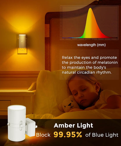 L LOHAS LED Motion Sensor Night Light, Dimmable Night Lights Plug into Wall, Plug in Nightlight, Motion Sensor Light Indoor for Bathroom Hallway Bedroom Stairs Kids Elderly [3000K,2 Pack]