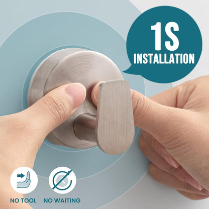 TAILI Suction Cup Razor Holder in Shower 2 Pack, Towel, Loofah, Shaver Holder for Bathroom Wall, Powerful Suction Cup Shower Hooks, Easy to Install and Reuse, White