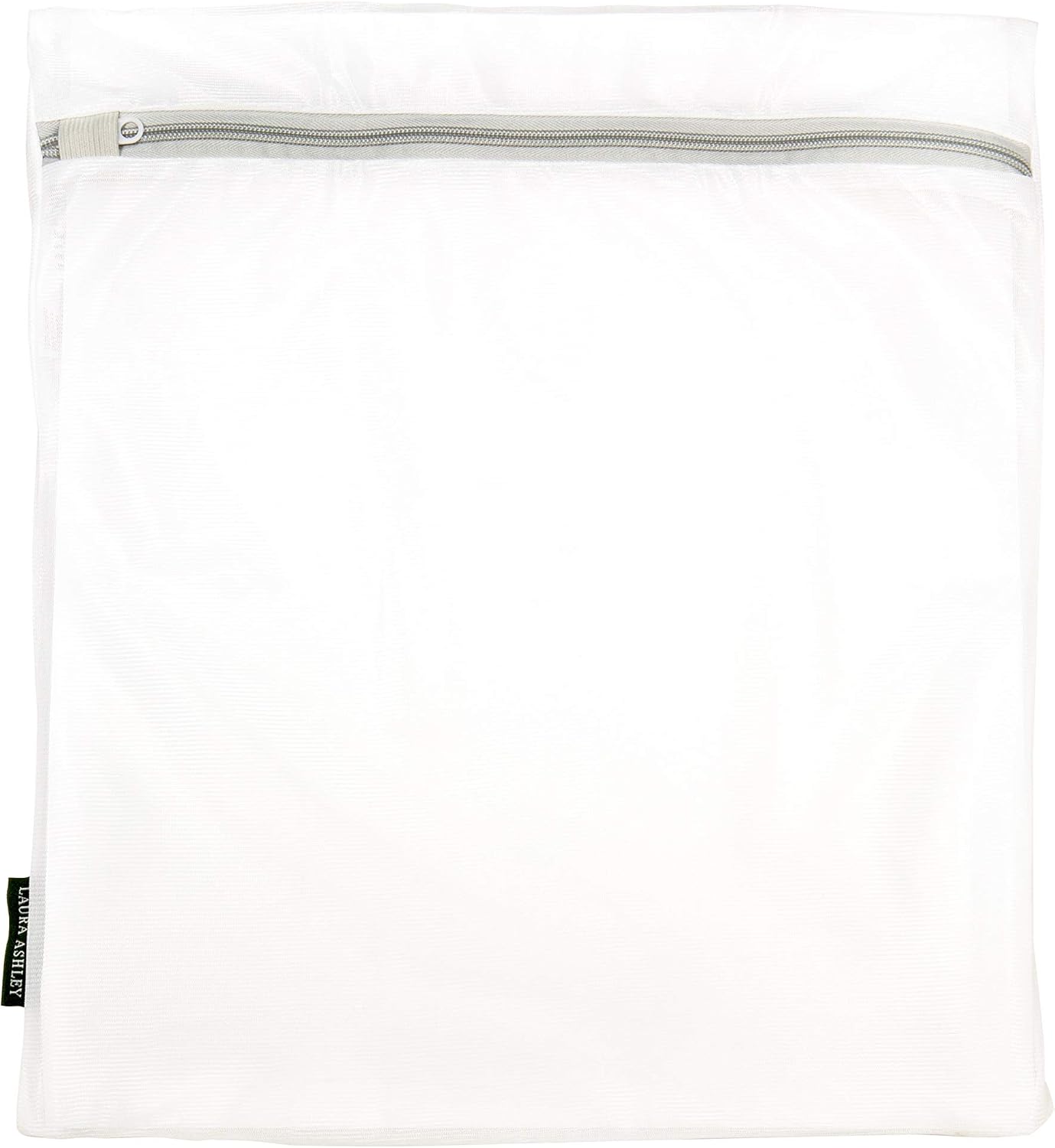 Laura Ashley Large Laundry Delicates with Zipper Closure to Protect Clothes Mesh Wash Bag, Clear, LA-92435