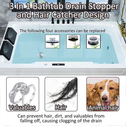 AzWzz Bathroom Sink Stopper,Sink Hair Catcher,Bathroom Sink Drain Strainer Pop Up Drain Cover Plug,Universal for 1.1 to 1.65in Sink Drain Hole