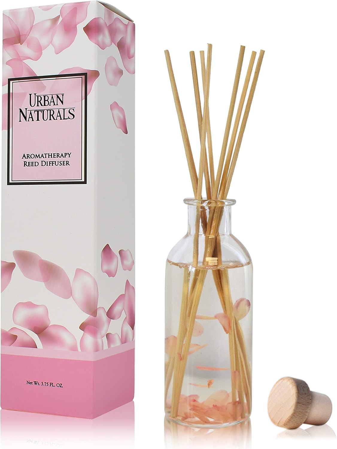 Urban Naturals Smoked Vanilla Reed Diffuser Set with Vanilla Bean, Sandalwood & Leather | Made in the USA - Colors B