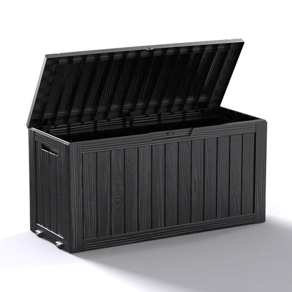 50Gal Outdoor Storage Box Anti-Theft Delivery Box Lockable Deck Box | Heavy-duty UV & weatherproof resin for secure parcel drop, patio cushion storage, garden tools & porch package organization