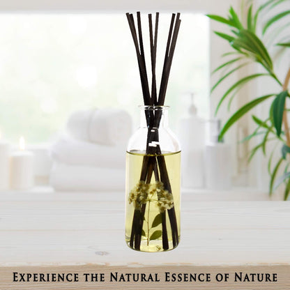 Urban Naturals Smoked Vanilla Reed Diffuser Set with Vanilla Bean, Sandalwood & Leather | Made in the USA - Colors B
