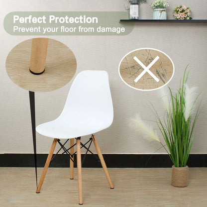 uxcell 20pcs Furniture Pads Round 1 1/4" Dia Self-Stick Non-slip Anti-scratch Felt Pads Home Floors Protector Dark Brown