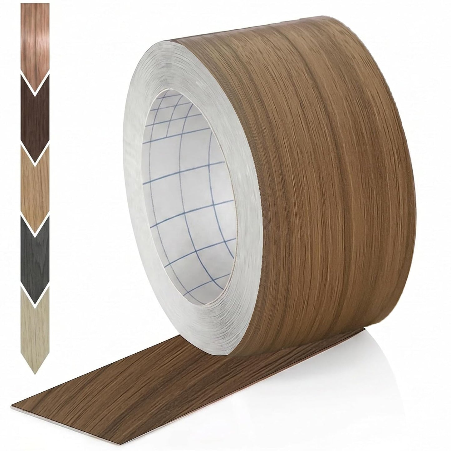 GSCIT Club Wood Grain Repair Tape, 2.4 inch X 15ft Self Adhesive Maple Grain Repair Patch for Tables, Chairs, Baseboards, Doors, Windows, Floors, Handicraft DIY. - Colors B