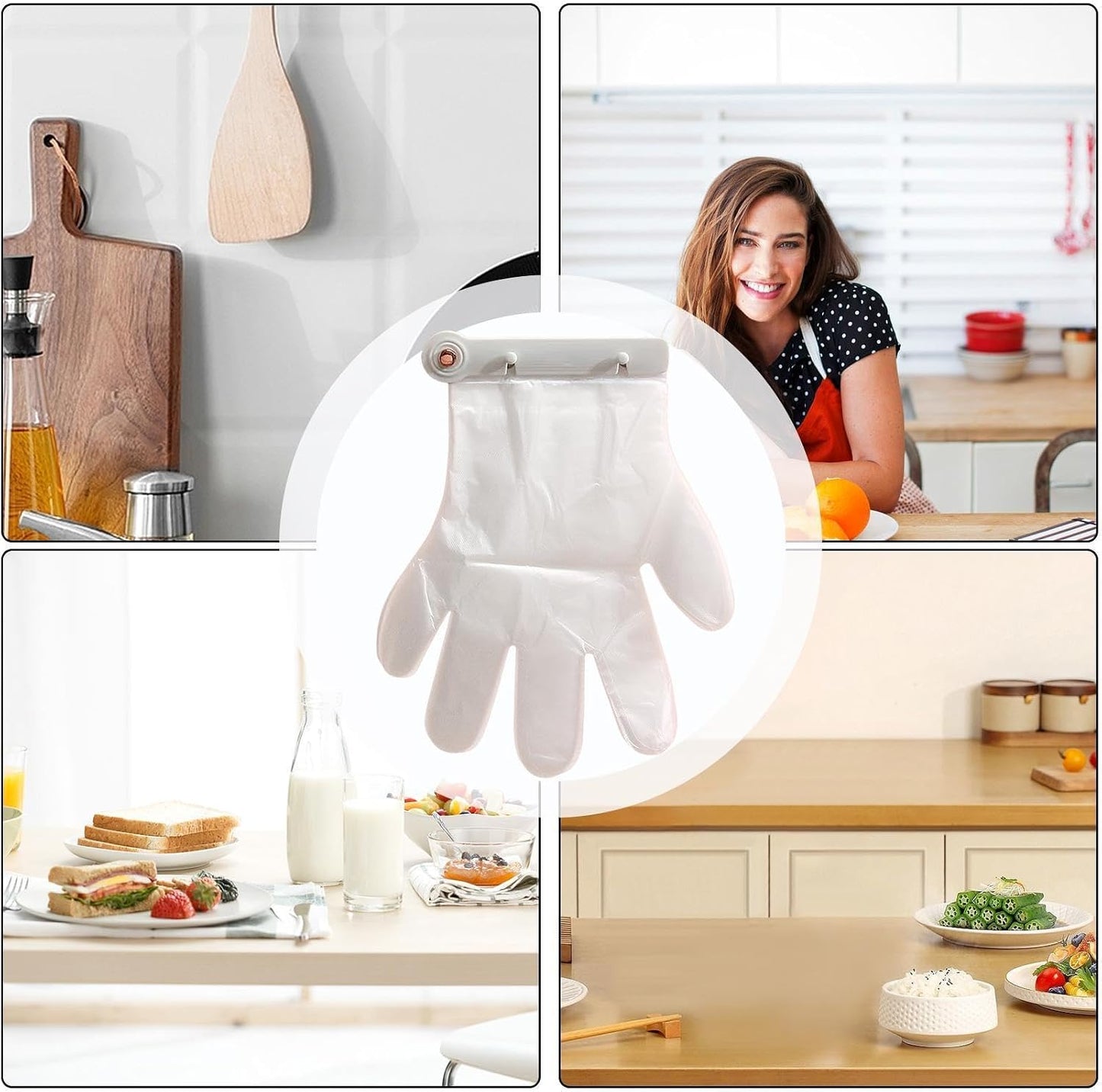 Gloves Clip Gloves Holder 100 Pcs Kitchen Gadget Organizer Dispenser | Holder Home Supply, Restaurant Supply for Food Handling, Cleaning, Hairdressing, Party, Catering, Car Washing