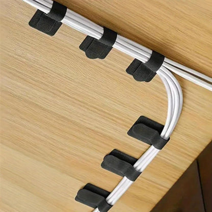 20PCS Cable Management Clips, Reusable Cable Management Organizer, Organizer in Home, Office, Kitchen, School