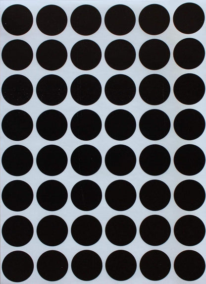 Royal Green Dot Sticker 11/16" Inch (17mm) Colored Labels in Purple - 2400 Pack - Colors A