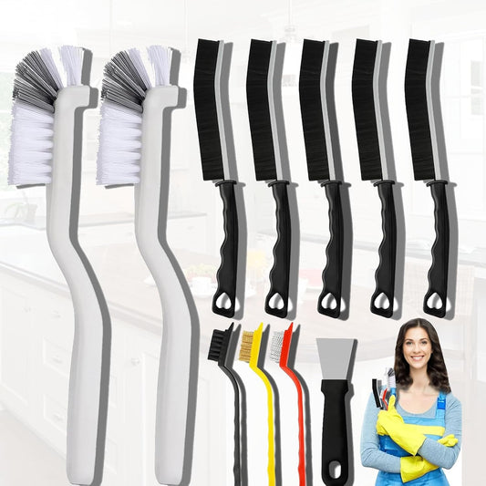 6 Pack Cleaning Brush Set for Kitchen and Bathroom Gap Crevice Stove Sink Window Track Household Cleaning Tools