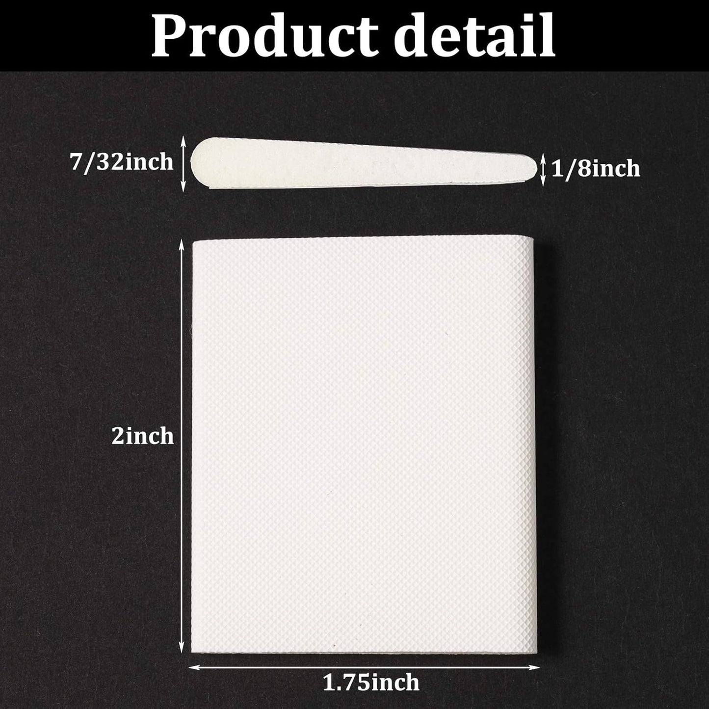 Jetec 14 Pieces Door Corner Seals Self Adhesive Exterior Door Frame Seal Weather Stripping Corner Pad Foam Draft Stopper Gap Filler Bottom for Weather Protection, Isolation of Noise(Black and White)