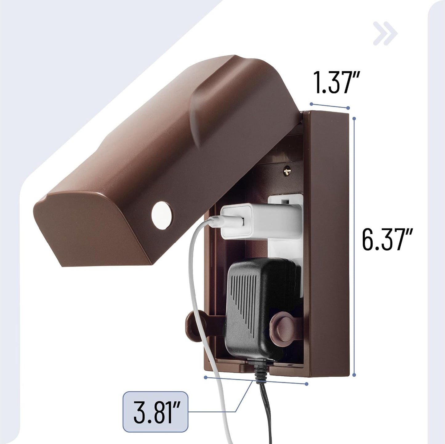 Bates Baby Safety Outlet Cover Box - Plug Covers for Electrical Outlets, Child Proof Outlet Cover, Socket Covers for Outlets
