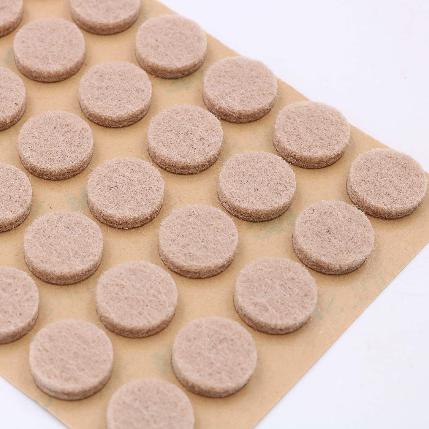 Furniture Felt Pads 3/8" (10mm) Diameter Round 3M Self Adhesive Protects Kitchen Cabinets, Drawers, Desks and Furniture Against Bumps and Scratches 100 Pack - Grey