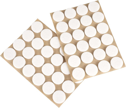 Furniture Felt Pads 3/4" (19mm) Diameter Round 3M Self Adhesive Protects Furniture and Floors Against Bumps and Scratches 140 Pack - Black