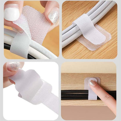 20PCS Cable Management Clips, Reusable Cable Management Organizer, Organizer in Home, Office, Kitchen, School
