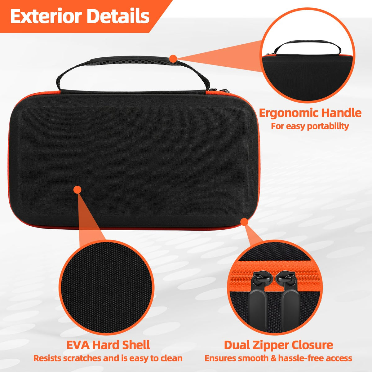 Storage Case Only for Klein Tools Electrical Testers -Hard Protective Carrying Bag Compatible with 80101 Circuit Breaker Finder Kit & ET310/ 69149P Digital Multimeter, XL Size (Does NOT Include Tools)