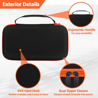 Storage Case Only for Klein Tools Electrical Testers -Hard Protective Carrying Bag Compatible with 80101 Circuit Breaker Finder Kit & ET310/ 69149P Digital Multimeter, XL Size (Does NOT Include Tools)