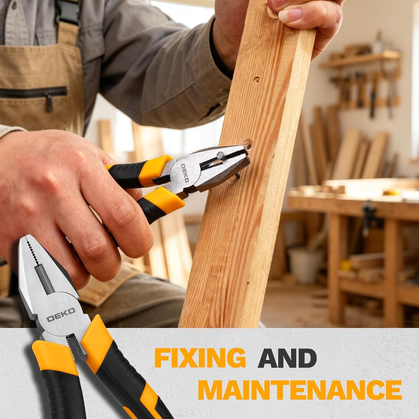 DEKOPRO 86PCS Pink Tool Set Household DIY Tool Kit for Women with Storage Toolbox, Small Compact Hand Tool Box Set for Home Use, DIY, Apartment, Office & Home Repair