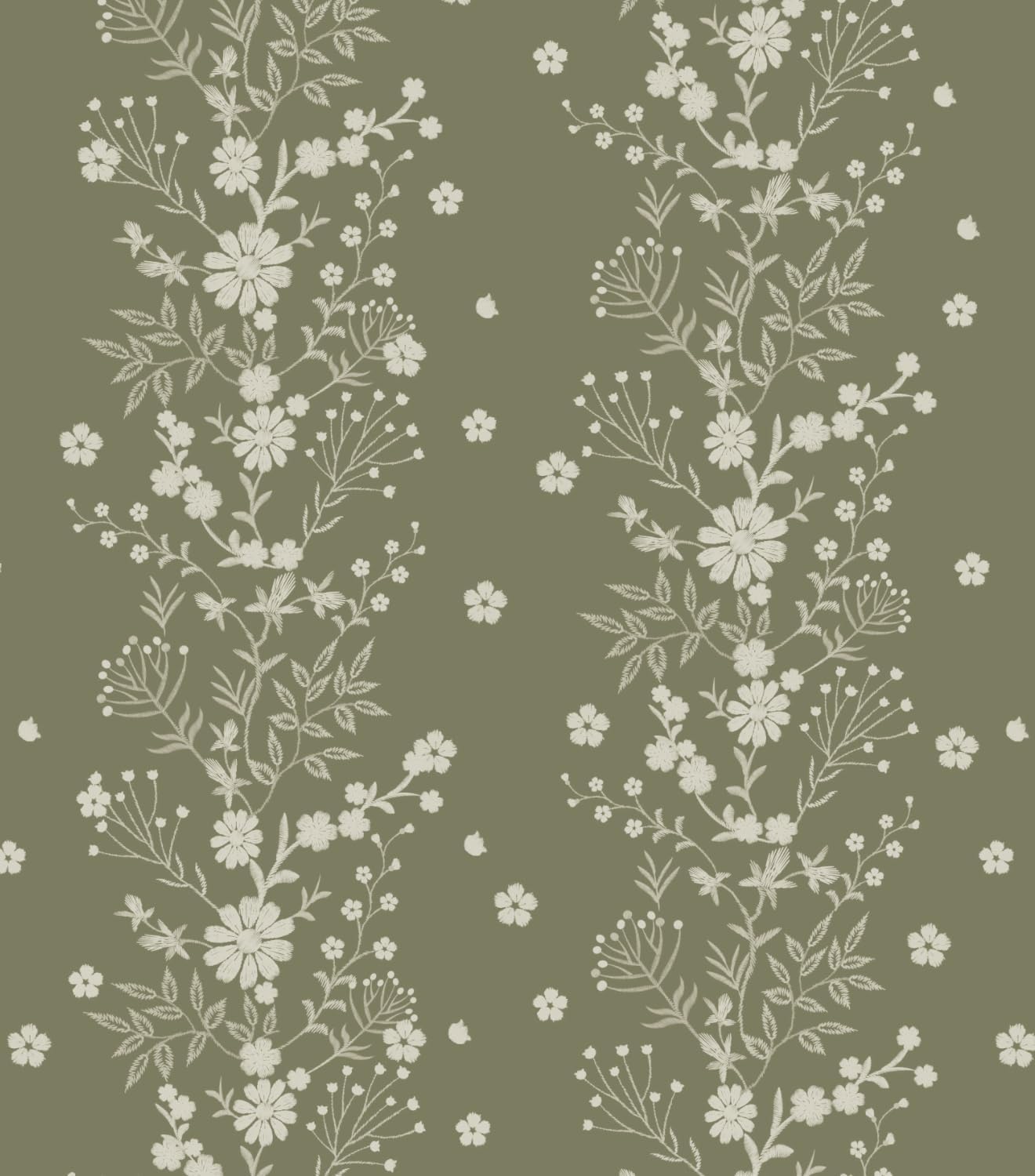 Peel and Stick Wallpaper Boho Wall Paper Peel and Stick Modern Watercolor Beige Wallpaper for Bathroom 17.3"x118"