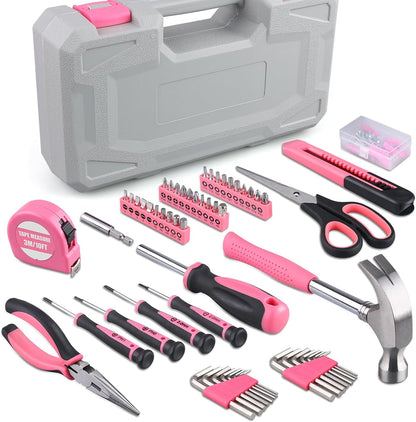 WINNER 156-Piece Delicate All-Purpose Home Tool Kit in Foldable Toolbox, Unisex | Complete and Essential Hand Tools Set for General House Repairs, Dorm, Apartments, Perfect Father's Day Gift