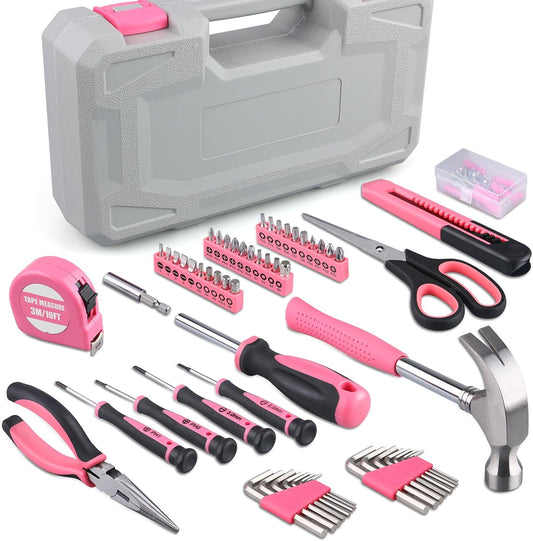 WINNER 156-Piece Delicate All-Purpose Home Tool Kit in Foldable Toolbox, Unisex | Complete and Essential Hand Tools Set for General House Repairs, Dorm, Apartments, Perfect Father's Day Gift