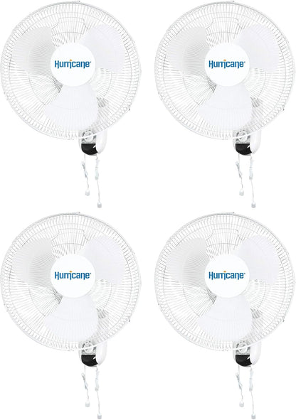 Hurricane Classic 6 Inch Clip Fan, 2 Speed Portable Desk Table Fan with Tilt, White