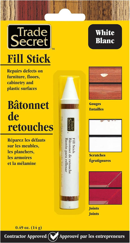Wood Scratch Repair Fill Stick for Light Surfaces (Set of 3), Great for Touch-Ups and Repairs on Hardwoods Floors, Furniture, Cabinets and Plastic Surfaces.