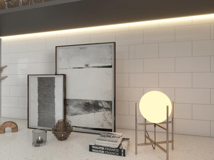 Colamo Luxury 10-Sheet Peel and Stick Backsplash,Self Adhesive Faux Stone 12”x12” White Subway Tile for Kitchen,Glossy Waterproof Carrara Brick Marble Look,Stick on Accent Wall for Bathroom,Bedroom