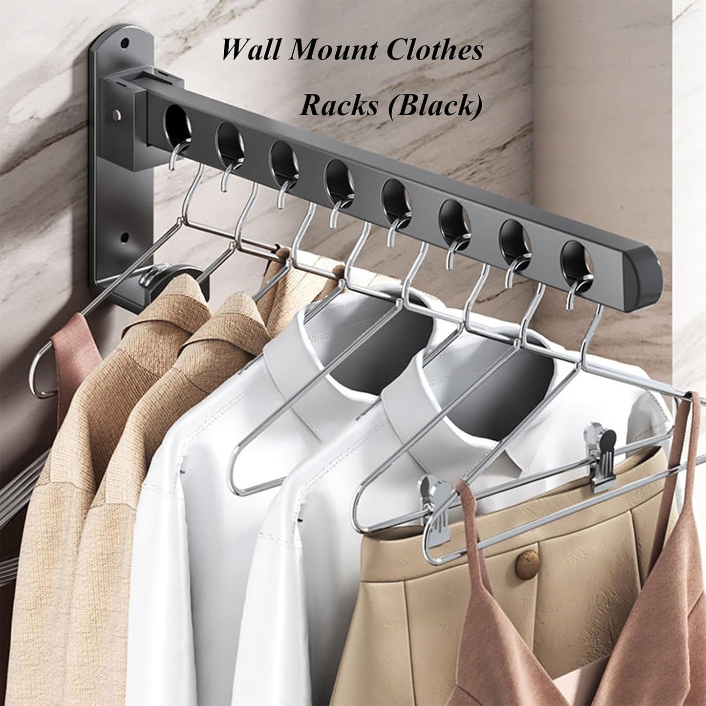 Stainless Steel Clothes Sock Drying Rack with 24 Clips, Swivel Hook Windproof Clothes Hanger Rack for Sock, Bras, Towel, Underwear, Laundry Clothes, Hat, Scarf, Pants, Gloves (Pink Clips)