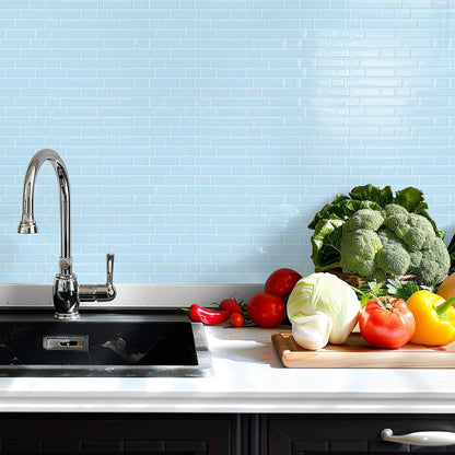 STICKGOO Peel and Stick Backsplash - 10 Sheets of 12”×12” - 3D Self Adhesive Peel and Stick Tile Backsplash for Kitchen & Bathroom