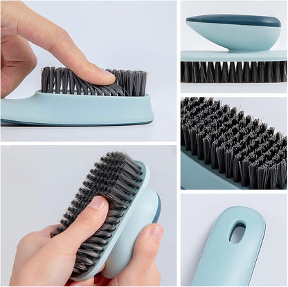 Shoe Brush ＆ Laundry Brush Set, Shoe Brushes for Cleaning, Laundry Brush for Stains On Clothes, Household Cleaning Tool