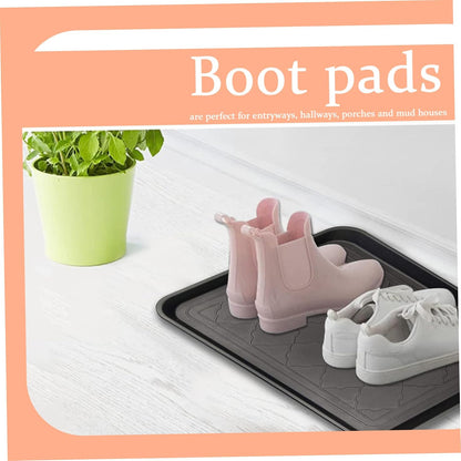 Boot Trays for Entryway, 2pcs Multi-Purpose Waterproof Boot Tray, Non Slip Shoe Mat Tray for Entryway Indoor and Outdoor Use(18x14inch)