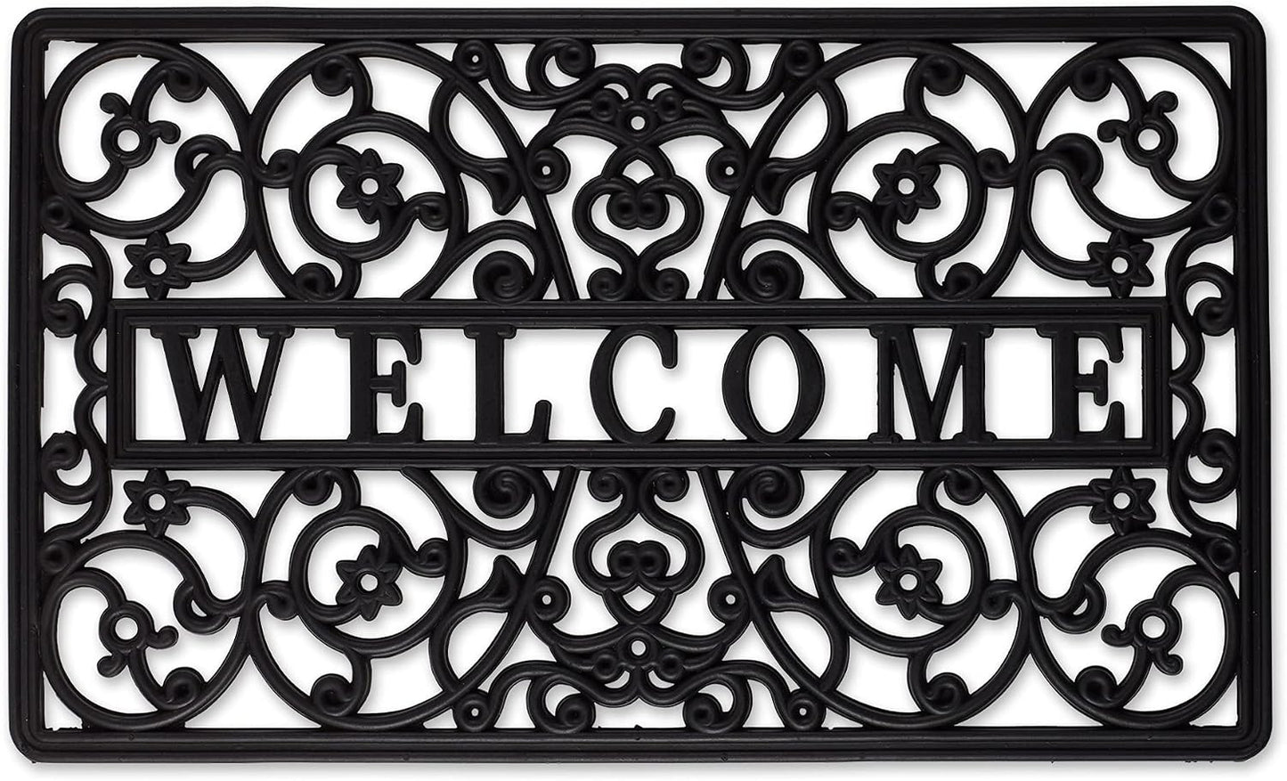 DII Rubber Doormats Collection All Weather, 18x30, Knobby