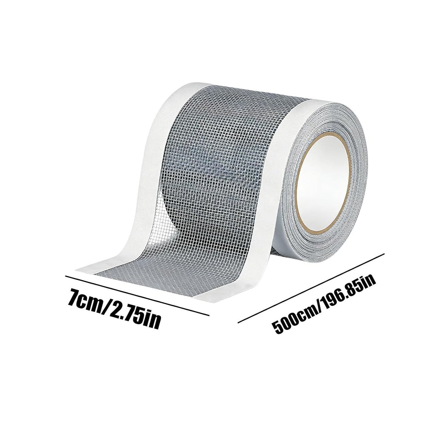 Window Screen Repair Tape, Strong Adhesive Screen Patch, Fiberglass Screens Tape Mesh Repair for Covering Window or Doors Pet Mesh Cage Tears Holes Ideal for Home, Apartment, Dorm